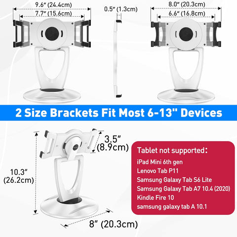 Tablet Stand for Desk - 6 inch to 13 inch TS-8