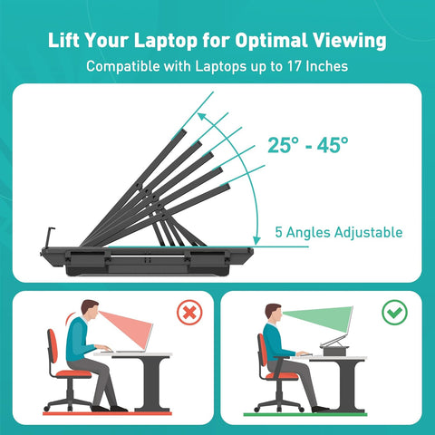 Dual Monitor Stand Riser with Drawer phone stand MS-3