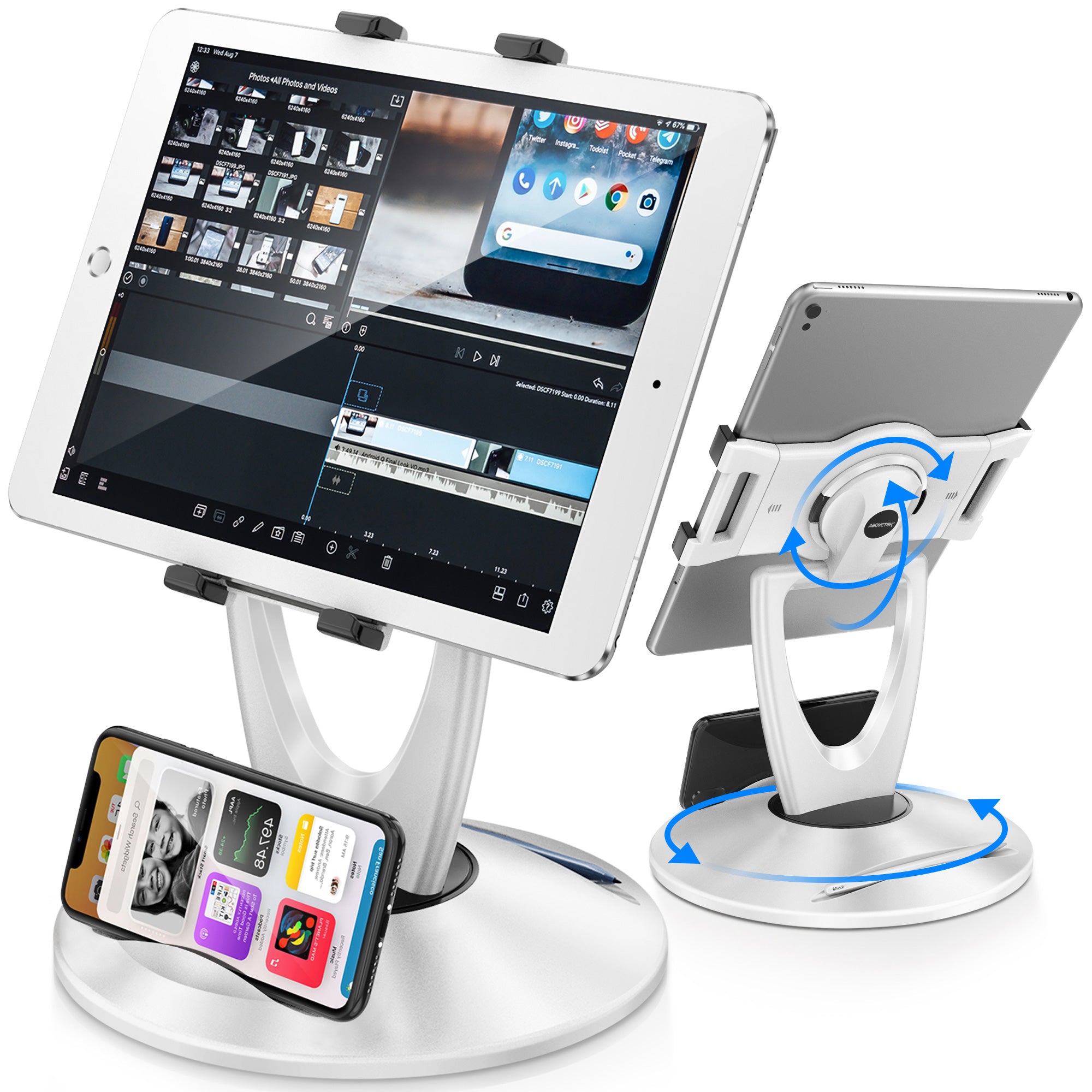 Tablet Stand for Desk - 6 inch to 13 inch TS-8 – DeskLogics